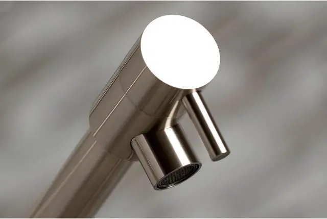 Alt view image 11 of 12 - Gourmetier LS8508CTL Continental Single-Handle Pre-Rinse Kitchen Faucet, Brushed Nickel