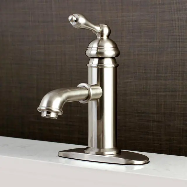 Alt view image 7 of 7 - Kingston Brass KS7418ACL Single Handle Lavatory Faucet, Satin Nickel