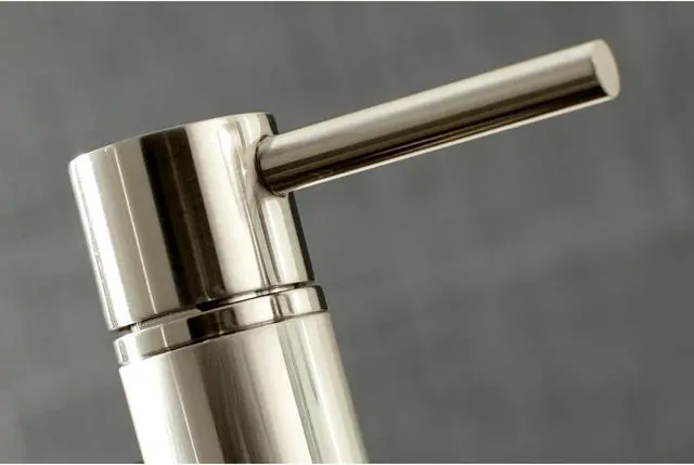 Alt view image 10 of 11 - Kingston Brass KS8278DLBS Concord Two-Handle Bridge Kitchen Faucet with Brass Side Sprayer, Brushed Nickel