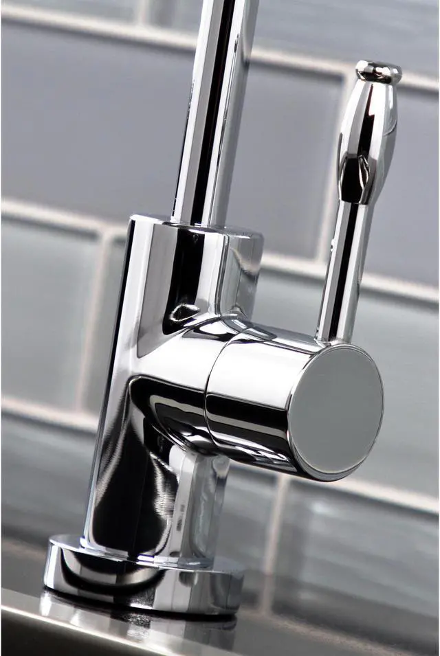 Alt view image 13 of 16 - Kingston Brass KS6191NKL Nustudio Single-Handle Cold Water Filtration Faucet, Polished Chrome