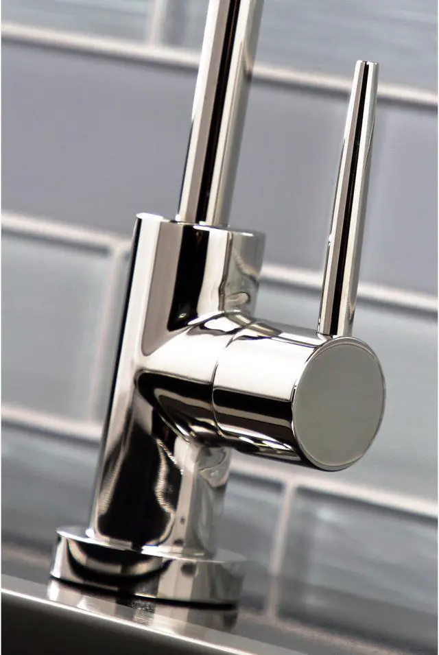 Alt view image 8 of 11 - Kingston Brass KS6196NYL New York Single-Handle Cold Water Filtration Faucet, Polished Nickel