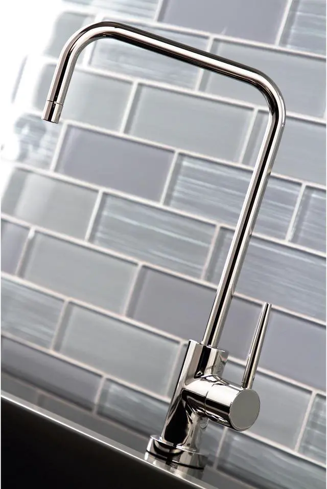 Alt view image 10 of 11 - Kingston Brass KS6196NYL New York Single-Handle Cold Water Filtration Faucet, Polished Nickel