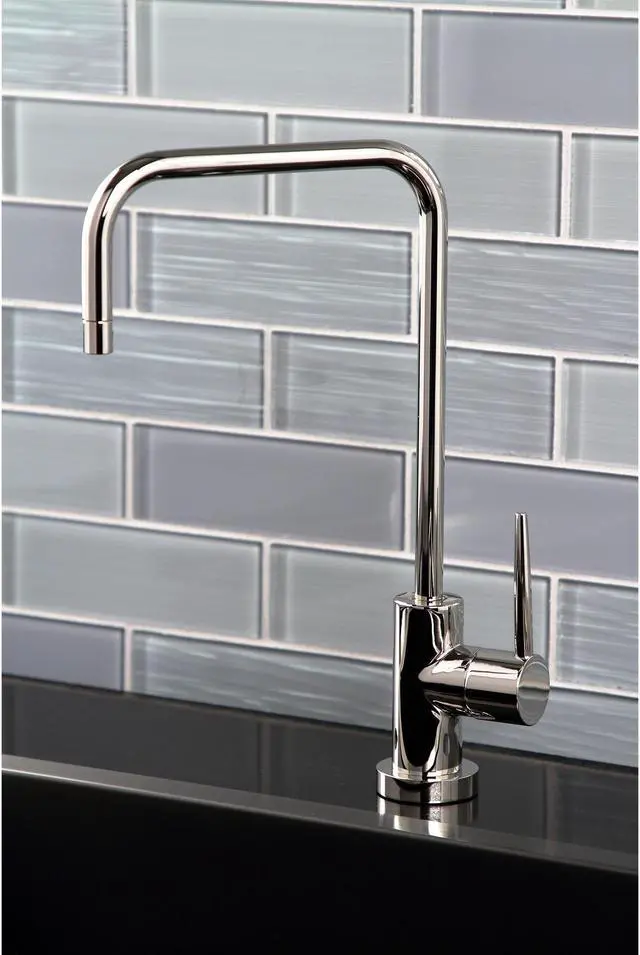 Alt view image 11 of 11 - Kingston Brass KS6196NYL New York Single-Handle Cold Water Filtration Faucet, Polished Nickel