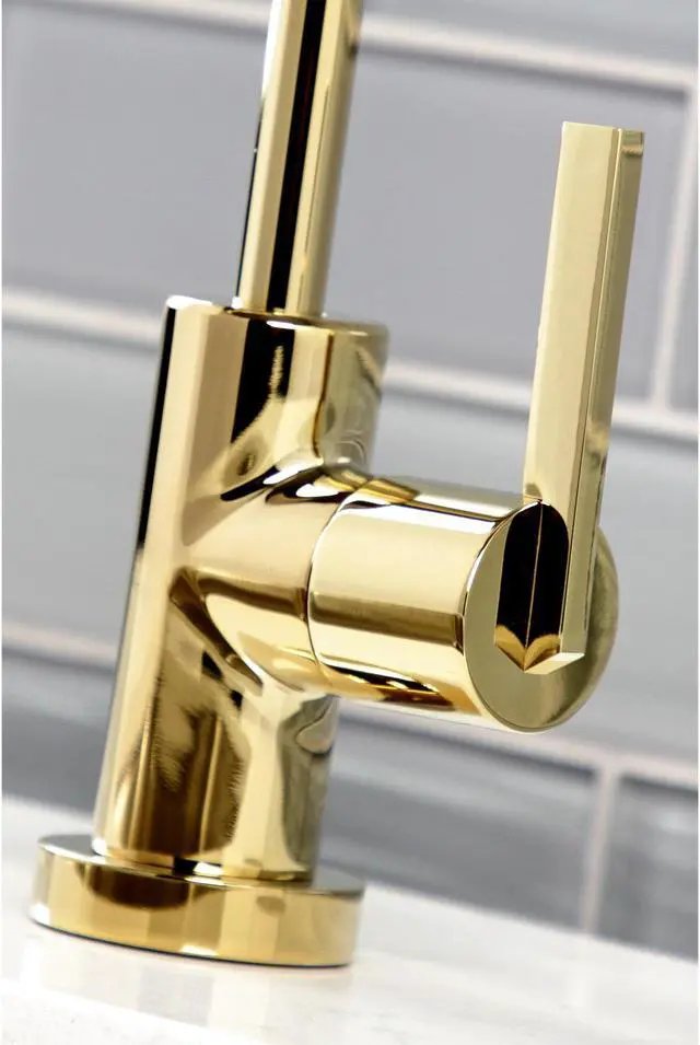 Alt view image 8 of 11 - Kingston Brass KS6192CTL Continental Single-Handle Water Filtration Faucet, Polished Brass