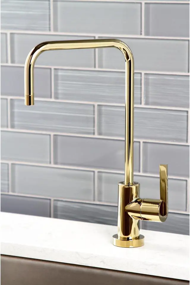 Alt view image 11 of 11 - Kingston Brass KS6192CTL Continental Single-Handle Water Filtration Faucet, Polished Brass