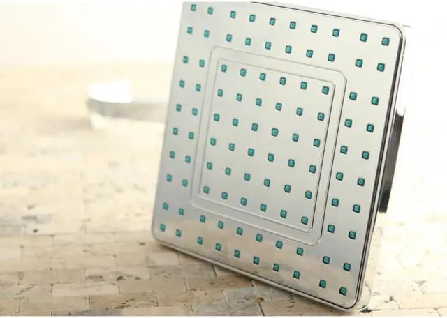 Alt view image 15 of 16 - Kingston Brass KX4641CK 8 in. Rainfall Square Showerhead with Shower Arm, 16 in. - Chrome