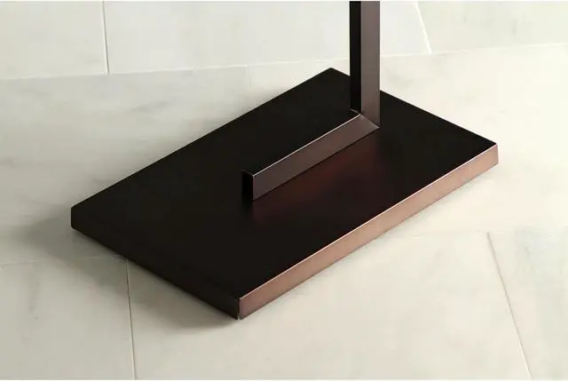 Alt view image 16 of 18 - Kingston Brass SCC8605 Modern Edenscape Pedestal Dual Towel Rack - Oil Rubbed Bronze