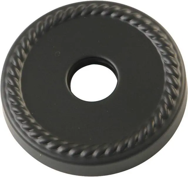 Alt view image 3 of 3 - KINGSTON BRASS FLROPE0 FLROPE0 3/4" Decor Escutcheon, Matte Black