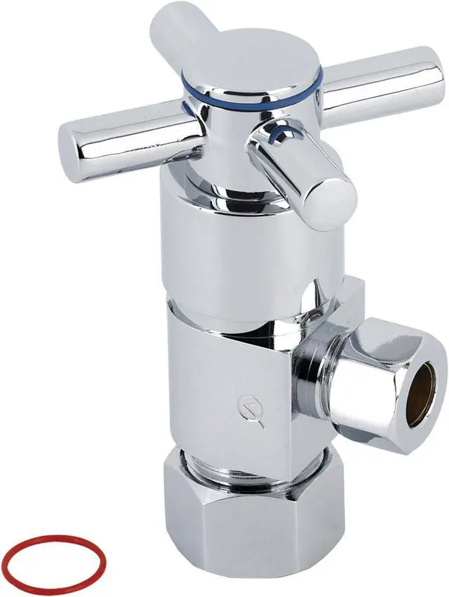 Alt view image 3 of 3 - KINGSTON BRASS CD53301DX Concord 5/8″ O.D x 3/8″ O.D Anti-Seize Deluxe Quarter