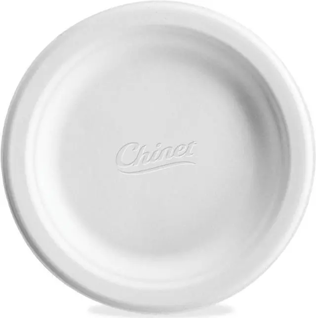Alt view image 5 of 6 - Chinet 6" Paper Dinnerware Plates, White,1000/CT