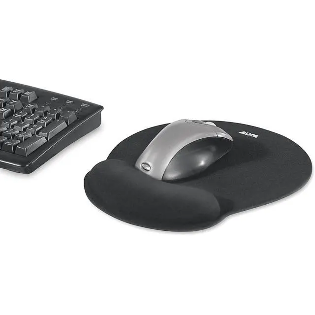 Alt view image 5 of 7 - Mouse Pad Pro Memory Foam Mouse Pad - Black (30203)