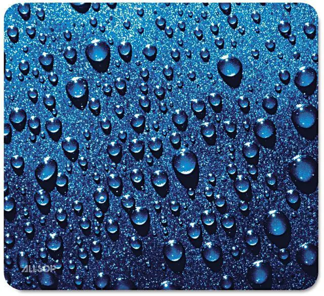 Main image of Allsop 30182 Naturesmart Mouse Pad, Raindrops Design, 8 1/2 x 8 x 1/10