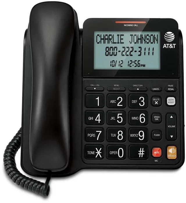 Main image of CL2940 Corded Phone with Caller ID/Call Waiting, Speakerphone, XL Tilt Display, XL Buttons & Audio Assist Volume Boost, Pack of 4