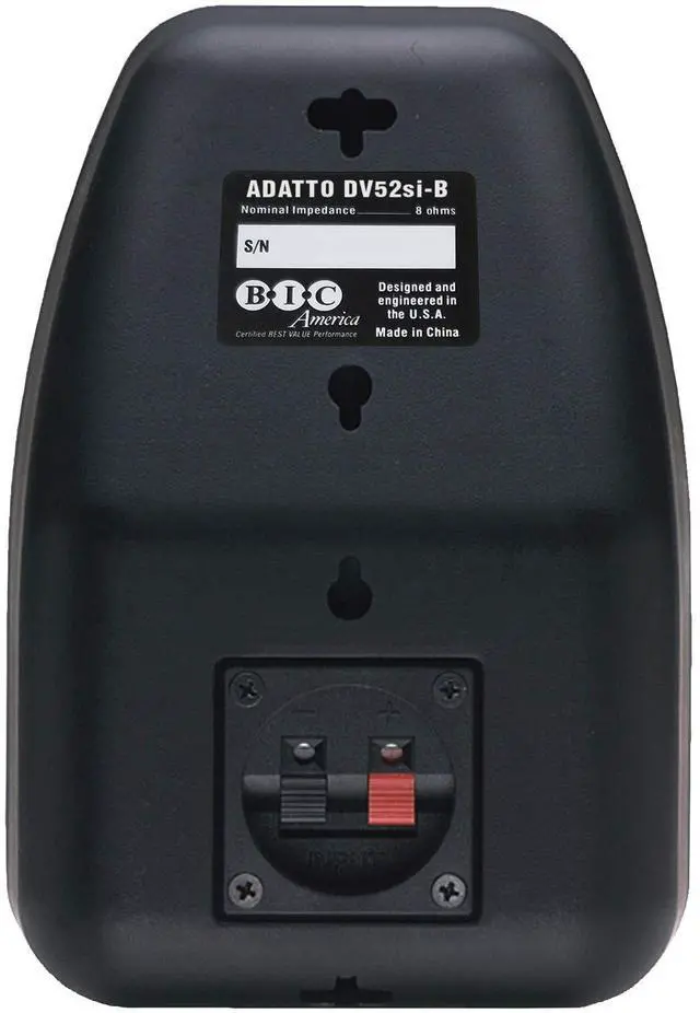 Alt view image 4 of 6 - America Adatto Dv52Si Adatto Indoor/Outdoor Speakers (Black)