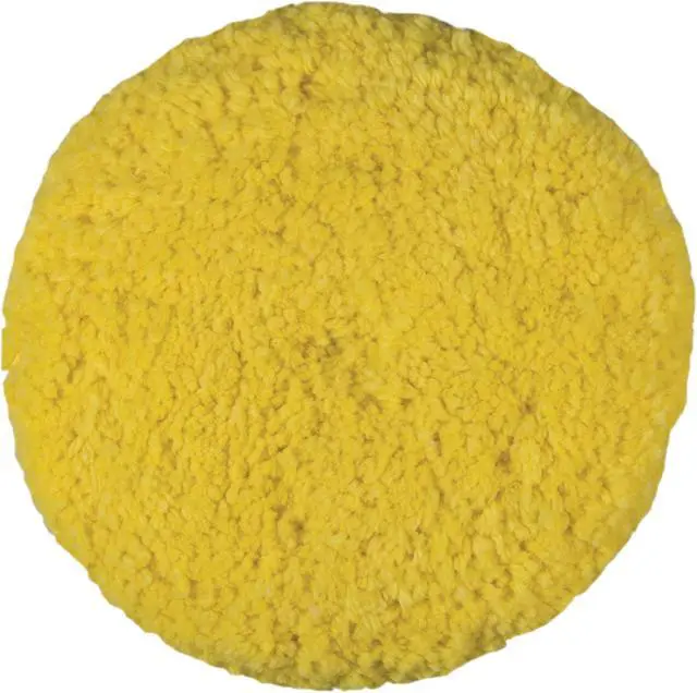 Alt view image 7 of 8 - Presta Rotary Blended Wool Buffing Pad - Yellow Medium Cut