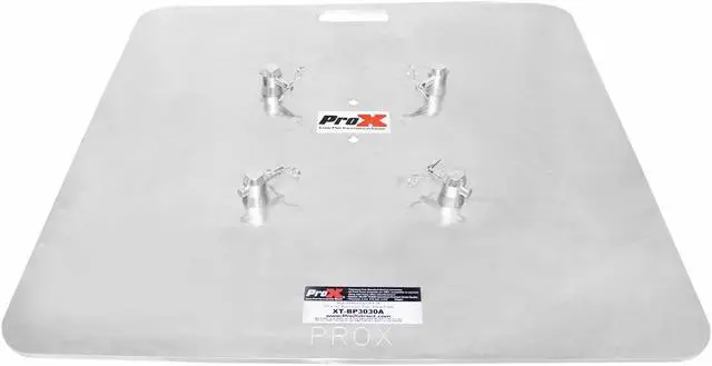 Alt view image 6 of 10 - ProX XT-BP3030A 30" X 30" Aluminum Base Plate Fits Most Manufacturers F34 Trussing W-Conical Connectors