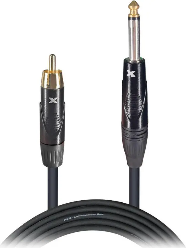 Alt view image 2 of 6 - ProX XC-PR10 | 10\' 1/4 to RCA Cable