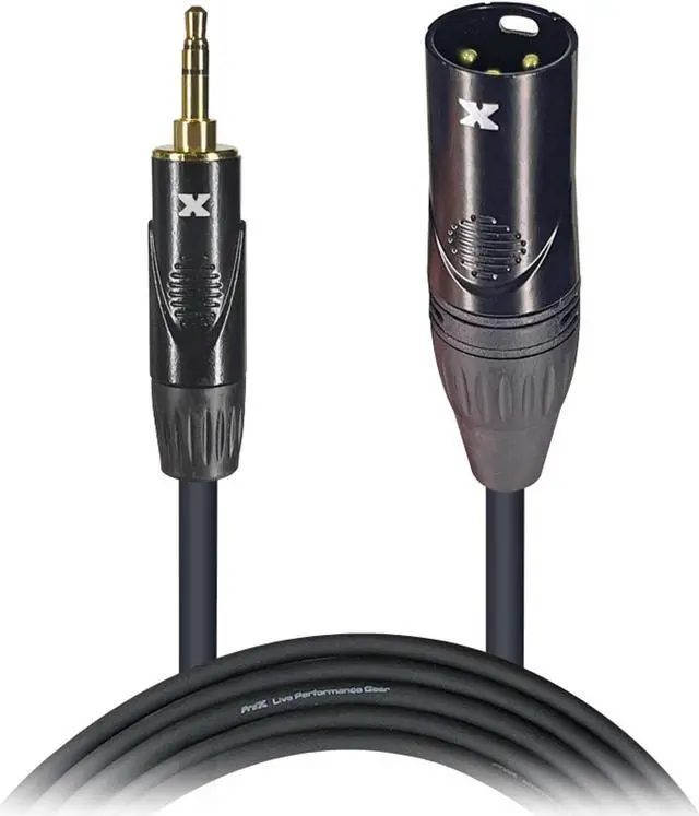 Alt view image 5 of 10 - Prox 3.5Mm Trs To Xlr-M Balanced High Performance Audio Cable, 10Ft