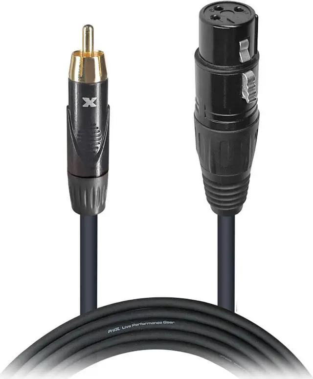 Alt view image 2 of 9 - ProX 25ft RCA to XLR Male XC-RXF25 (deluxe)