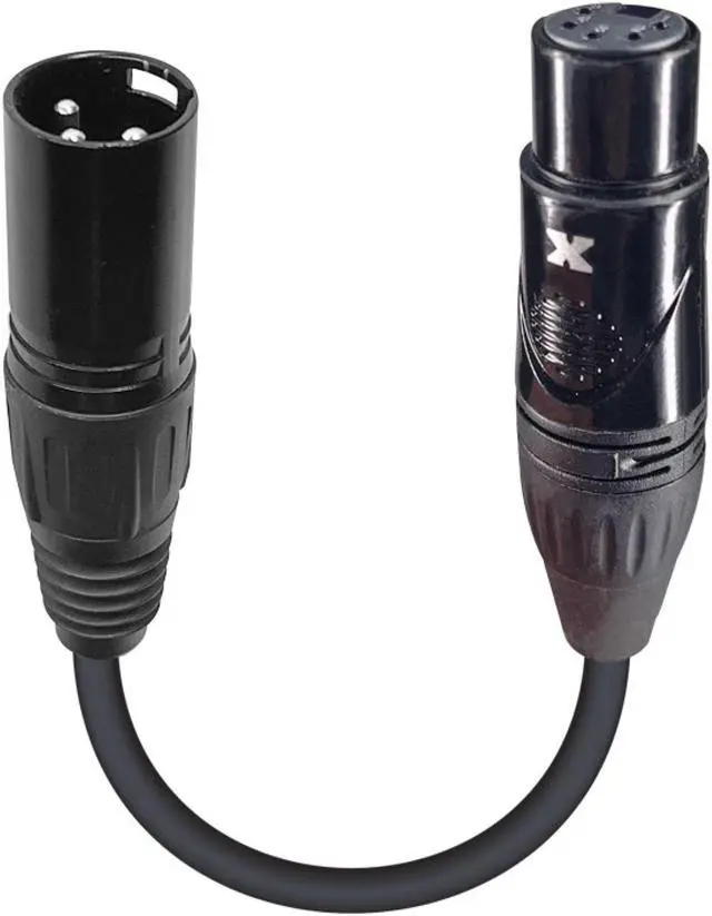 Alt view image 2 of 2 - ProX XC-DMX3M5F | 3-Pin Male to 5-Pin Female Turnaround