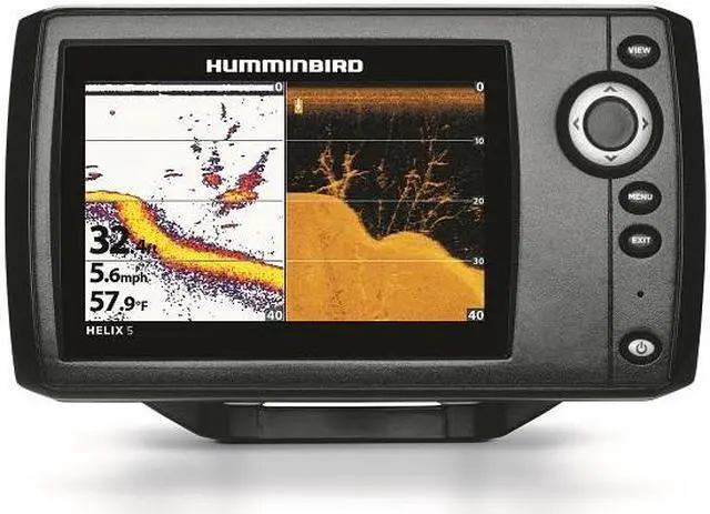 Alt view image 15 of 15 - Humminbird Helix 5 DI G2 DualBeam sonar Plus Fishfinder w/ Transducer 410200-1