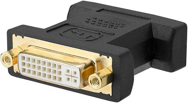 Alt view image 3 of 3 - Cmple - DVI-A Female to HD15 (VGA) Male Adapter GOLD