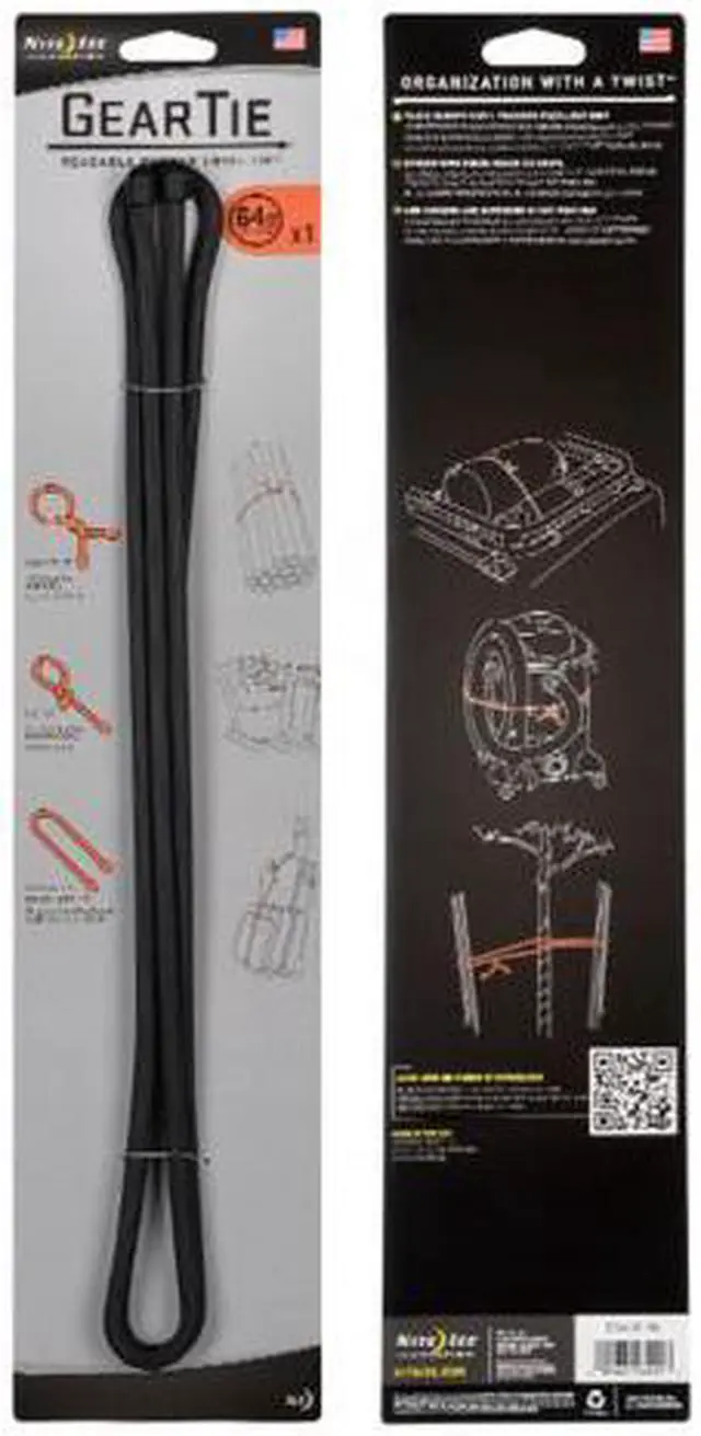 Alt view image 7 of 14 - NITE IZE GEAR TIE 64" BLACK
