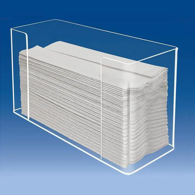 Alt view image 3 of 13 - Kantek KTKAH190 C-Fold-Multifold Towel Dispenser- 11-.50in.4-.13in.x6-.75in.- Clear