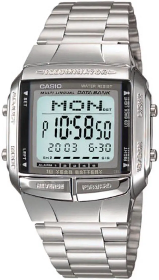 Alt view image 8 of 17 - Casio DB360-1A 30 Page Multilingual Databank Watch