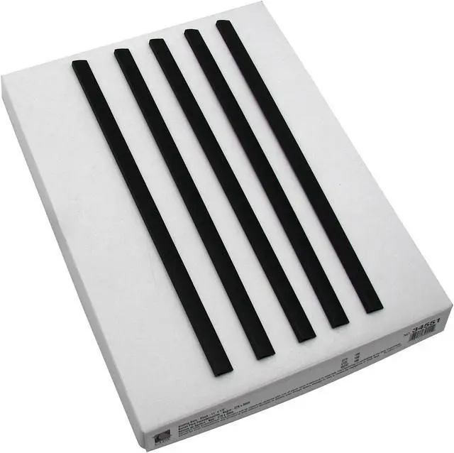 Alt view image 4 of 11 - C-Line 34551 Binding Bars Only, 11 x 1/8, Black - 100/Box - CLI-34551