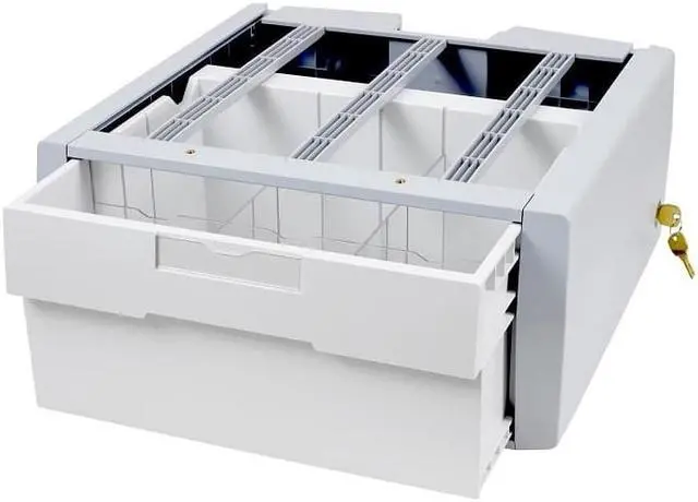 Alt view image 5 of 16 - Ergotron 97-974 Sv43/44 Supplemental Single Tall Drawer.Attaches Under A Carts Primary