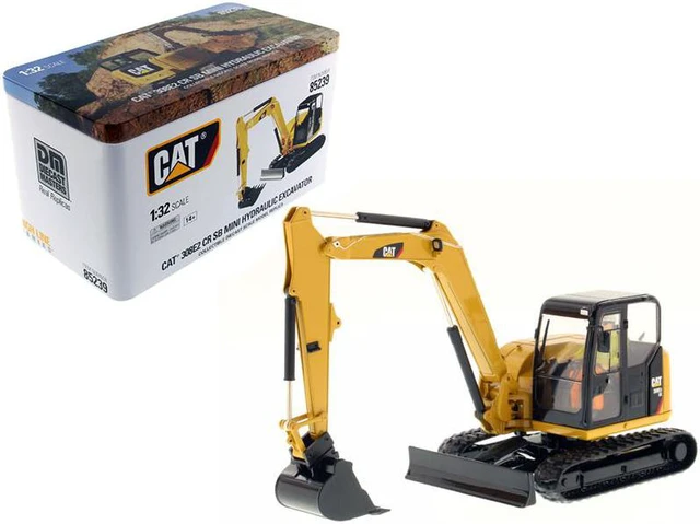 Main image of CAT Caterpillar 308E2 CR SB Mini Hydraulic Excavator with Working Tools and Operator High Line Series 1/32 Diecast Model by Diecast Masters