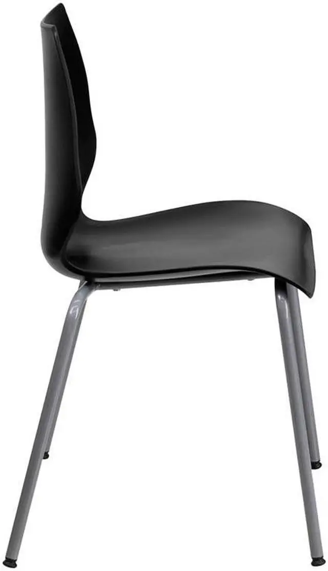Alt view image 2 of 20 - black restaurant chair XU-DG-6Q2B-VRT-WALW-GG