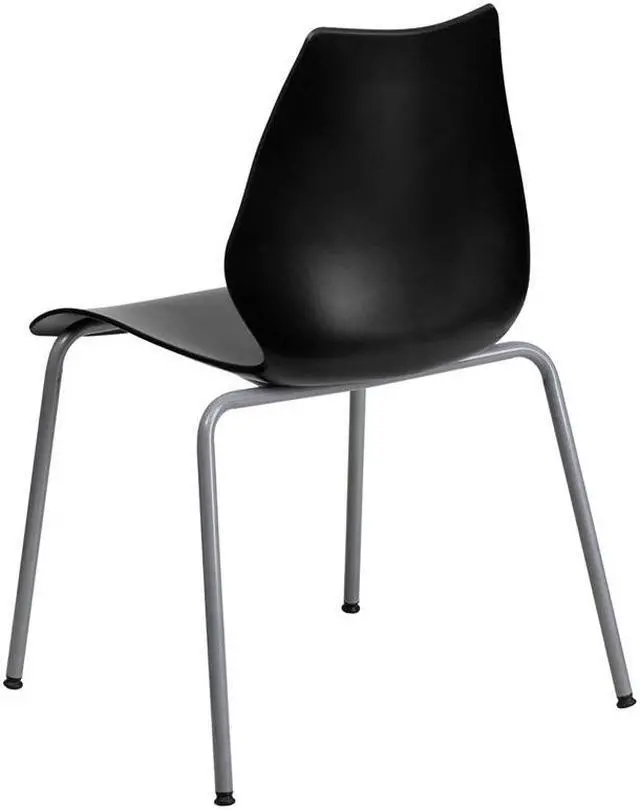 Alt view image 3 of 20 - black restaurant chair XU-DG-6Q2B-VRT-WALW-GG
