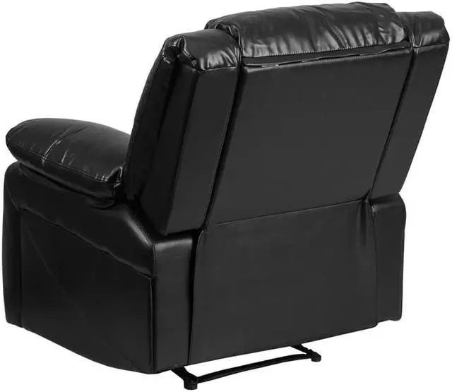 Alt view image 11 of 19 - Harmony Series Black Leather Recliner