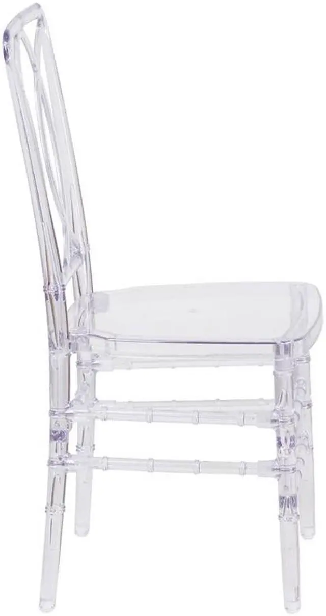 Alt view image 2 of 4 - Flash Furniture Flash Elegance Crystal Ice Stacking Chair