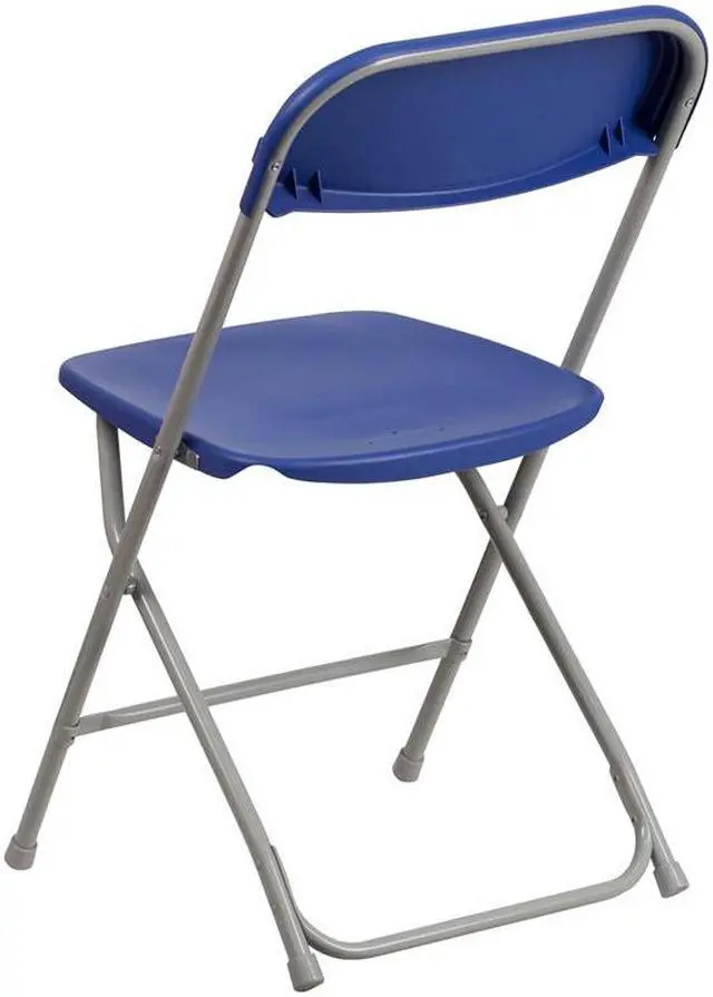Alt view image 18 of 20 - HERCULES Series 650 lb. Capacity Premium Blue Plastic Folding Chair