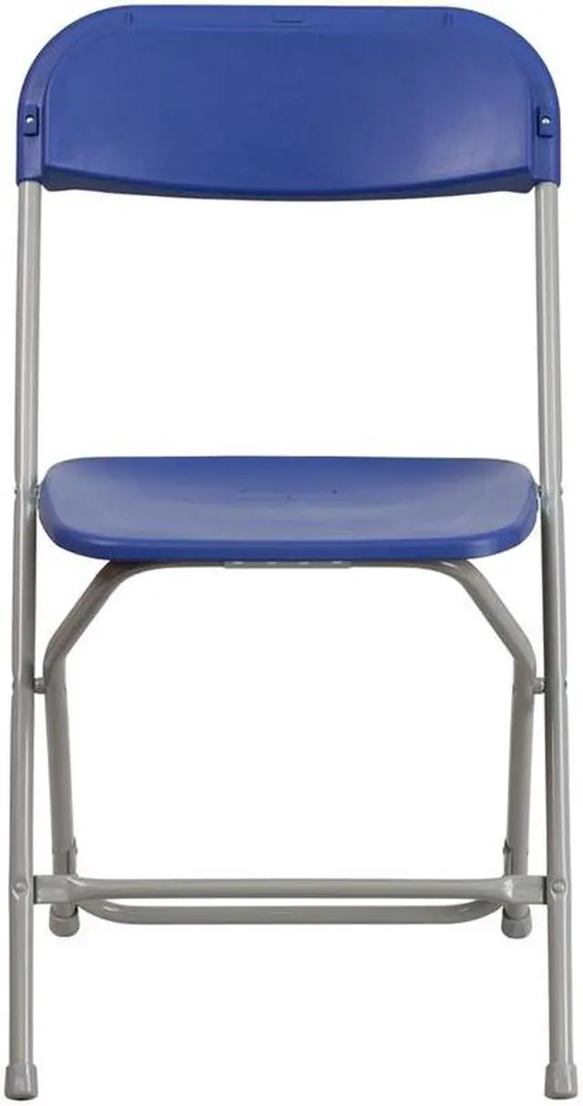 Alt view image 19 of 20 - HERCULES Series 650 lb. Capacity Premium Blue Plastic Folding Chair