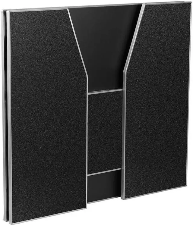 Alt view image 3 of 3 - Flash Furniture 4' Black Marble Laminate Foldable Bar