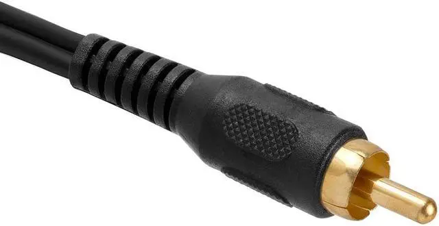 Alt view image 6 of 6 - Cmple - Y-Adapter (1 RCA Plug to 2 RCA Jacks)