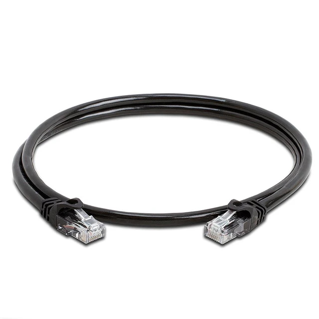 Alt view image 2 of 2 - CMPLE 881-N Cat6 500MHz UTP Ethernet LAN Network Cable - 3 ft. - Black