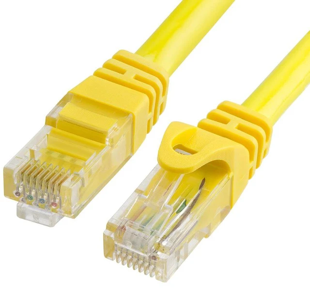 Main image of Cmple - CAT 6 500MHz UTP ETHERNET LAN NETWORK CABLE -10 FT Yellow