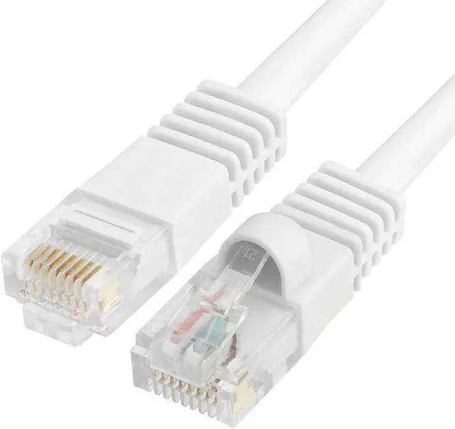 Main image of Cmple - Cat5e Ethernet Patch Cables (1.5FT, White)
