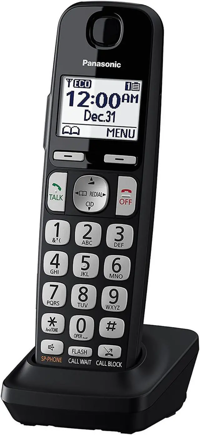 Alt view image 6 of 7 - PANASONIC CONSUMER KX-TGEA40B1 Extra Handset TGE