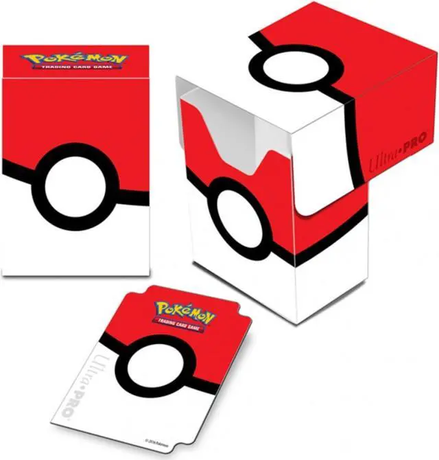 Alt view image 5 of 7 - DB PKM Pokeball High Quality Deck Box 80 Cards Protector Ultra Pro