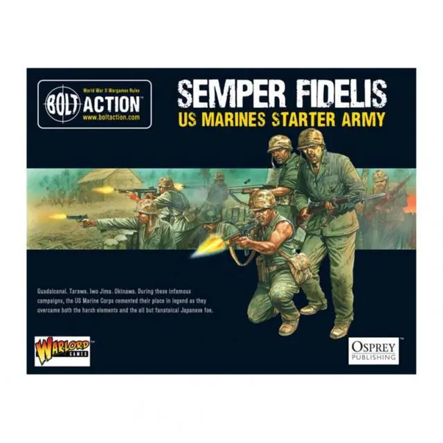 Alt view image 2 of 7 - Warlord games Bolt Action: US Marine corps Starter Army
