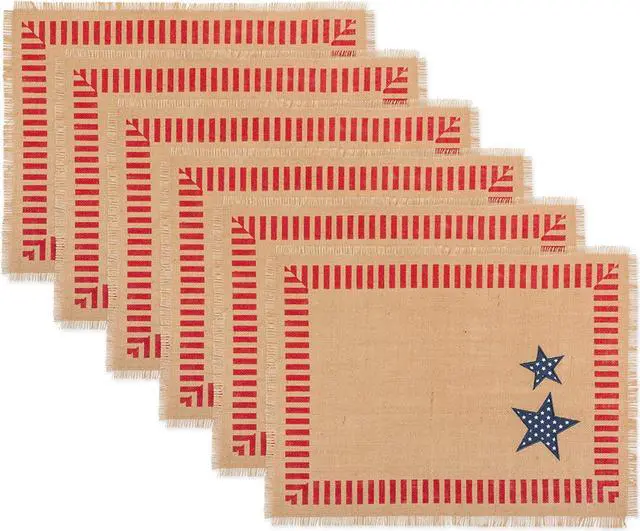 DII 4th Of July Jute Placemat (Set of 6)