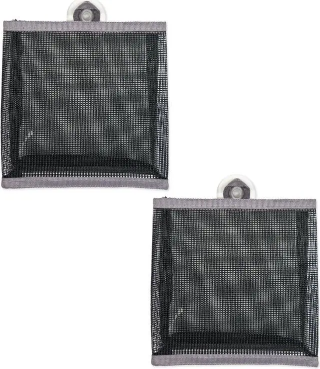 Main image of DII Bath Mesh Bag Small Gray (Set of 2)