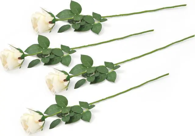 Main image of DII Flower Closed Rose Cream (Set of 4)