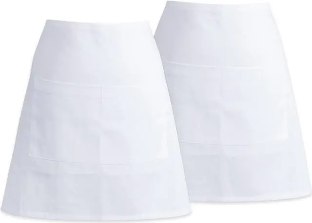 Main image of DII White Waist Apron (Set of 2)